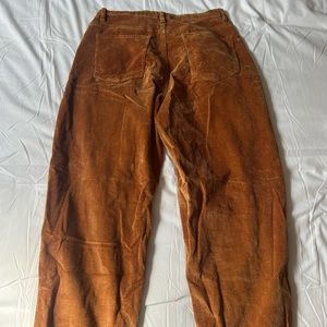 Orange Corduroy Pants